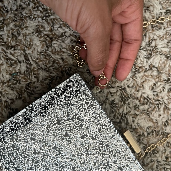 John Lewis Glitter Clutch Box Bag - Picture 12 of 13